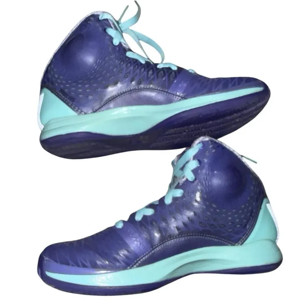 Adidas D‎ Rose Englewood Basketball Shoes – Purple/Turquoise – Men's 6.5